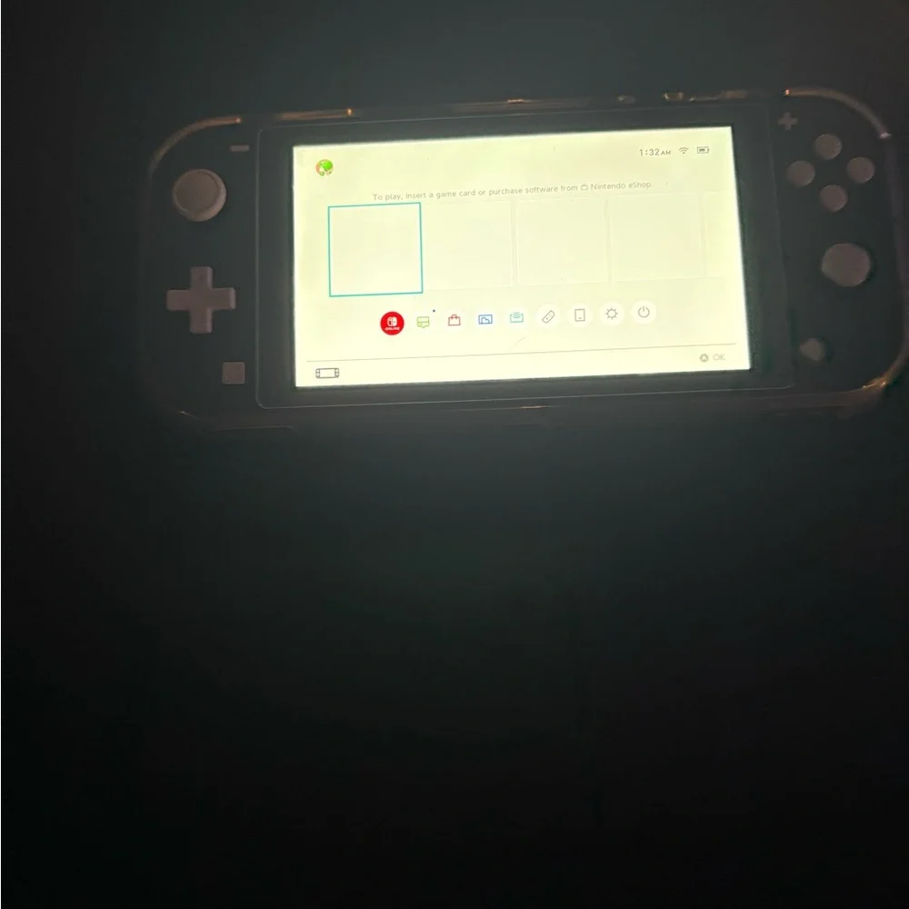 Nintendo Handheld Console with Red Case